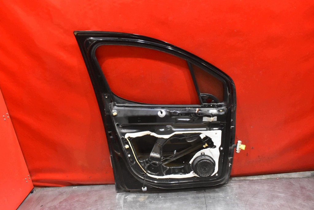 door left front front black, CITROEN BERLINGO 2 II 08-12