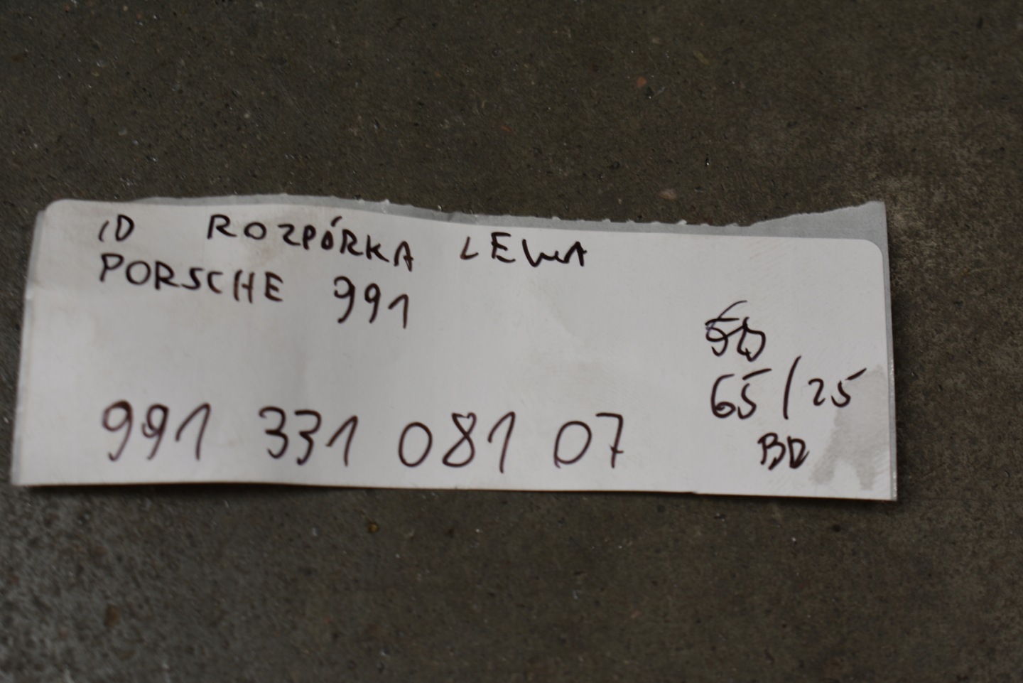 IDEALNA podpěra levá PORSCHE 991 1