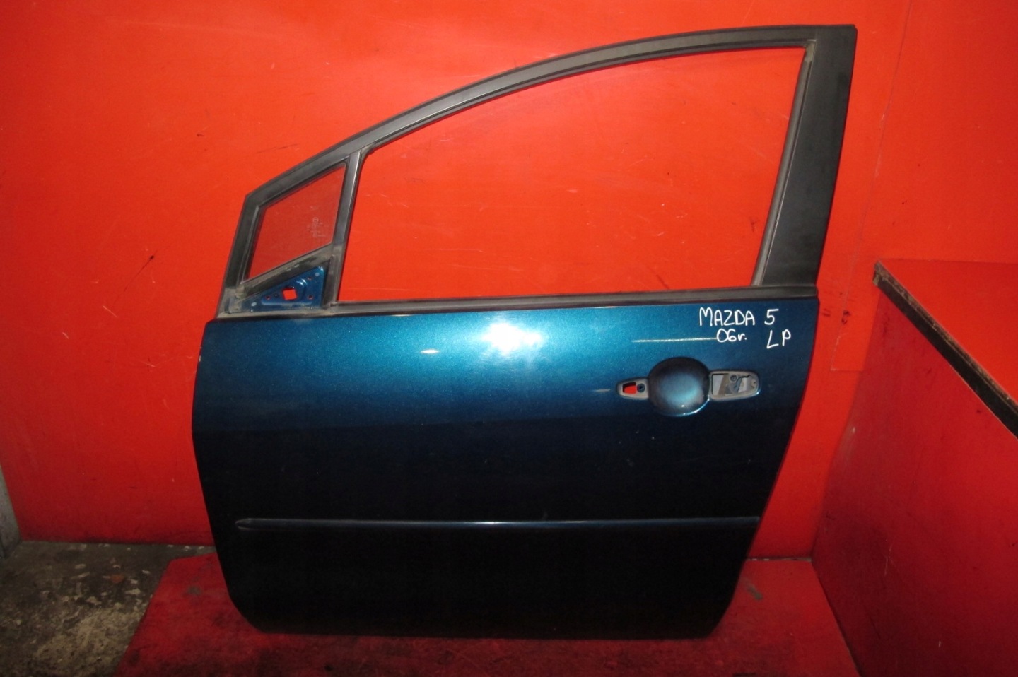 MAZDA 5 CR CR 05- door left front front blue 32C