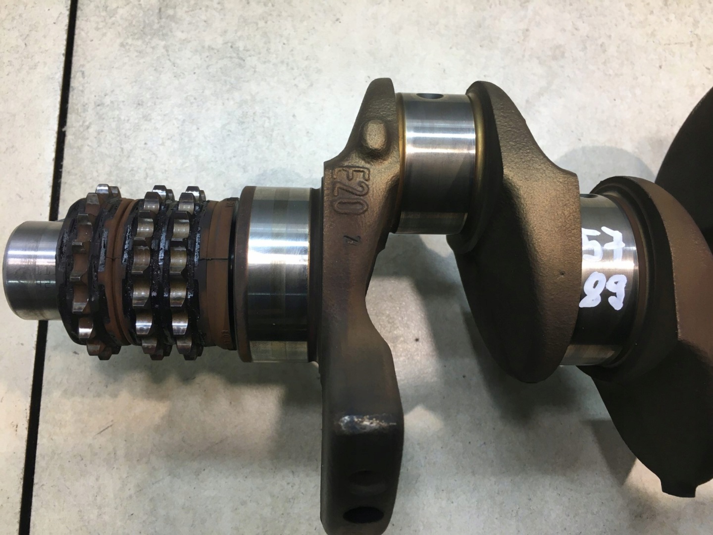 crank MERCEDES W210 2.3 11121