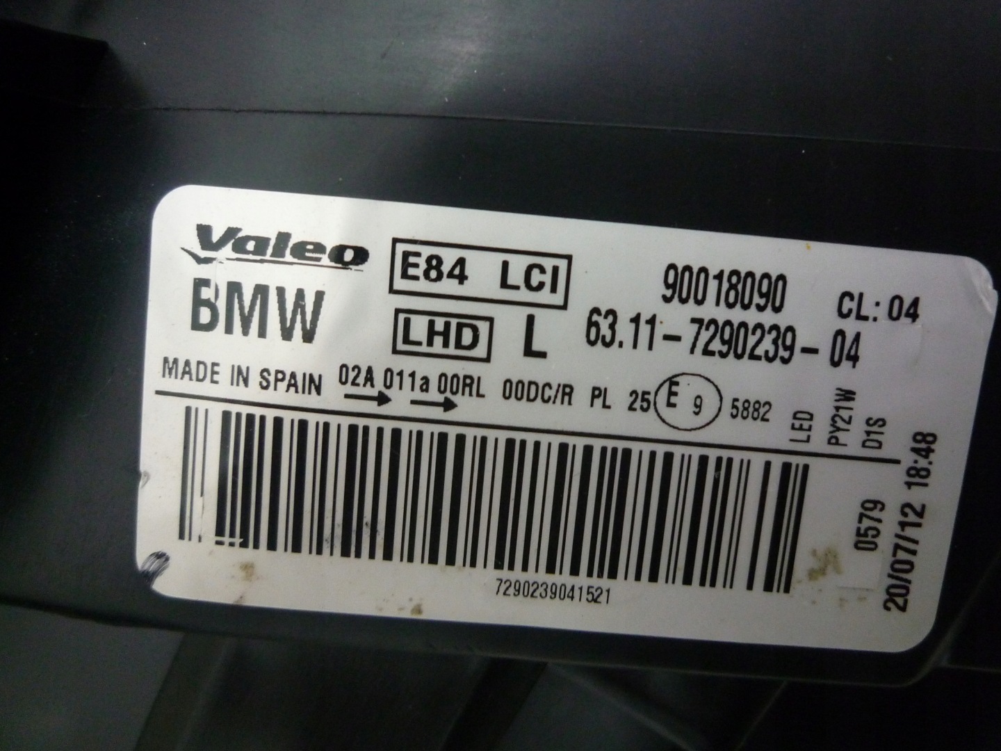 lights BMW X1 E84 LIFT Bi Xenon Led left right complete