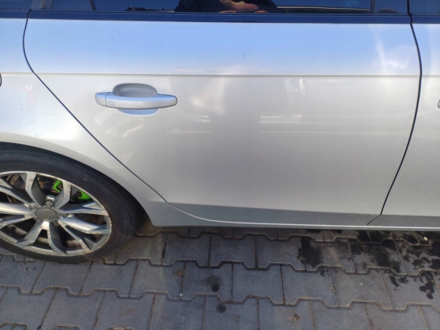 door complete right rear part AUDI A4 B8 LX7W
