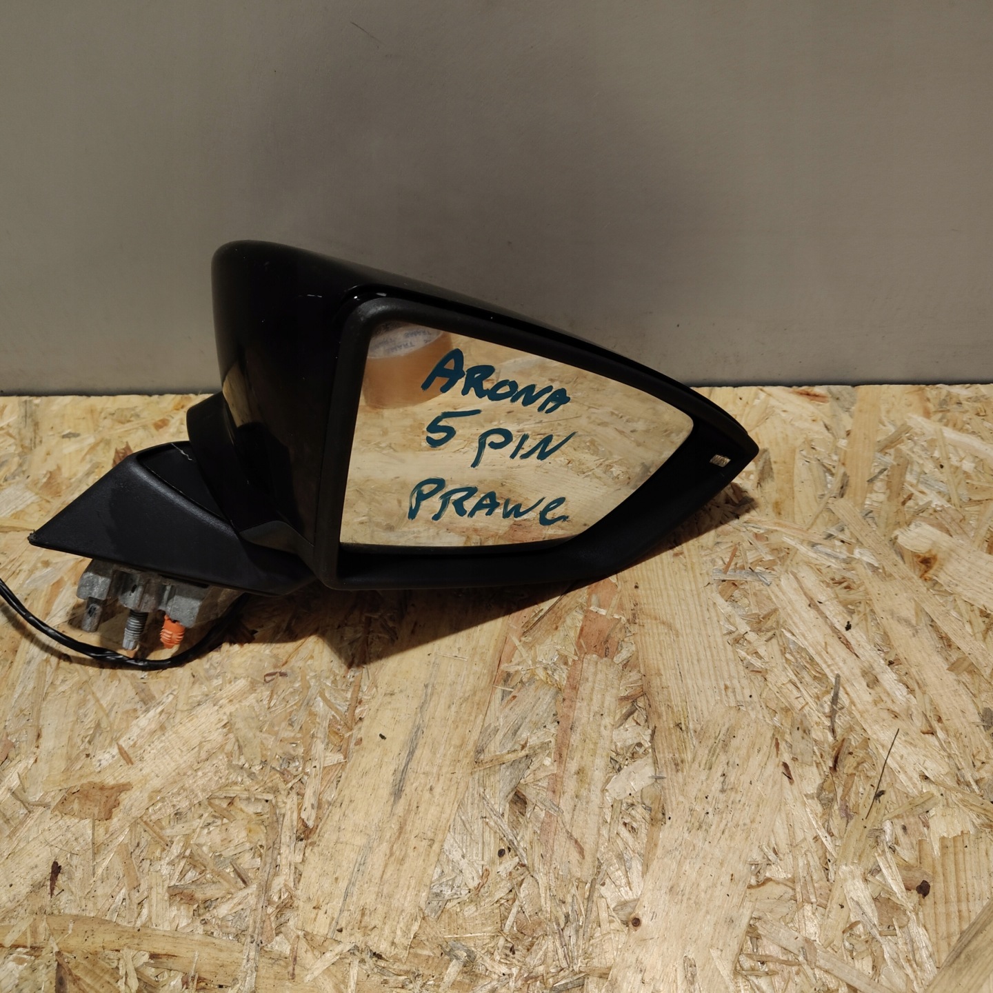 mirror exterior right SEAT ARONA 5 PIN EUROPA