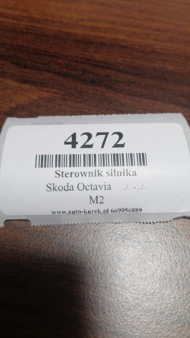 SKODA OCTAVIA control unit of the engine 0281001707