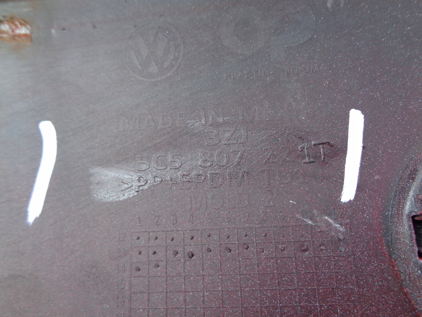 front bumper VW NEW BEETLE 5C5 11- NR 46887
