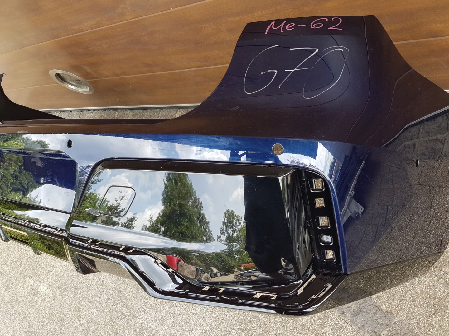bumper rear BMW G70 m-packet