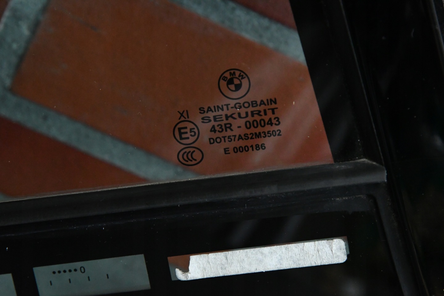 window door right rear part rear BMW 7 G12 LONG