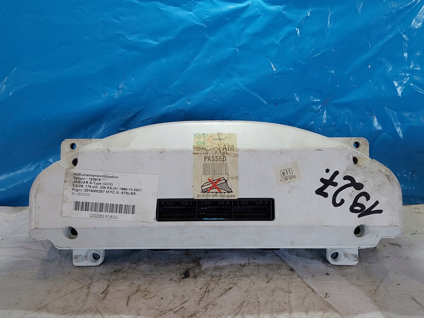dials clock JAGUAR S TYPE 3.0 V6 VISTEON