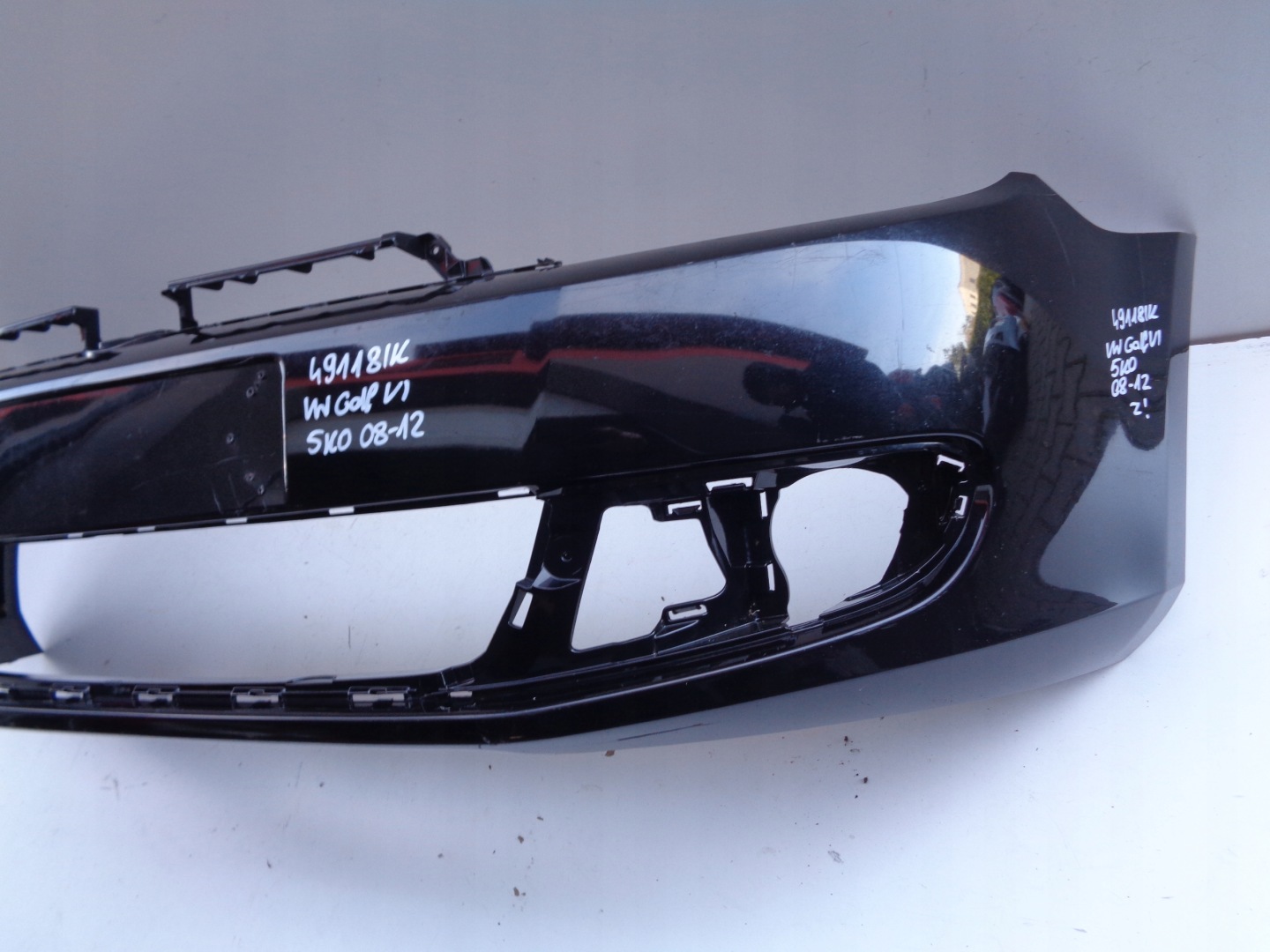 front bumper VW GOLF VI 6 5K 5K0 08-12 NR 49118 without DZIUR