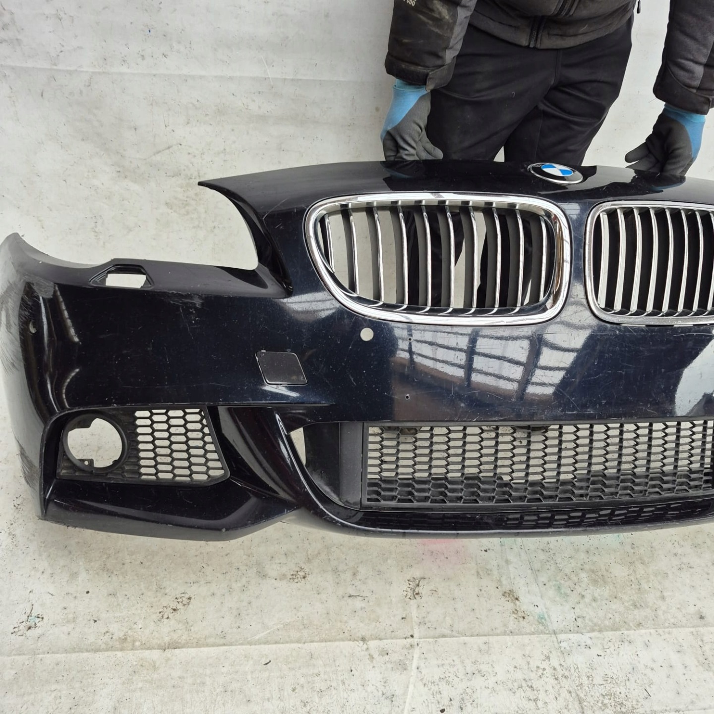 BMW 5 F10 F11 10-13 m-packet bumper front front SPR PDC
