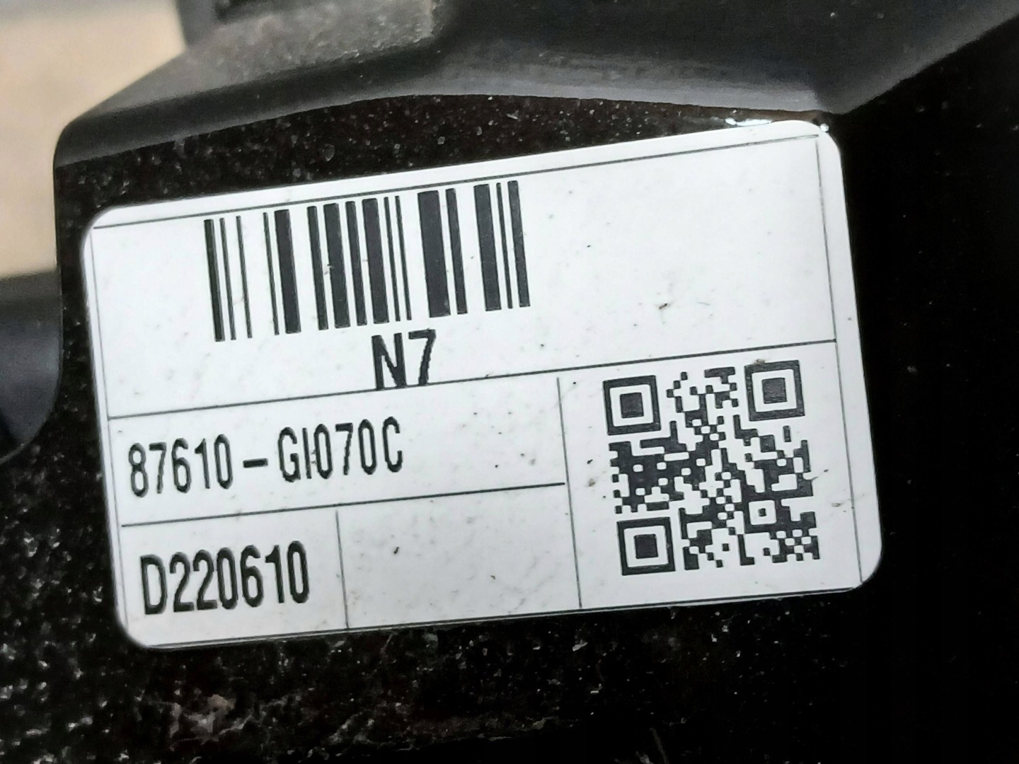 mirror front left HYUNDAI IONIQ V 5 KAMERA 10+1PIN 87610-GI070C