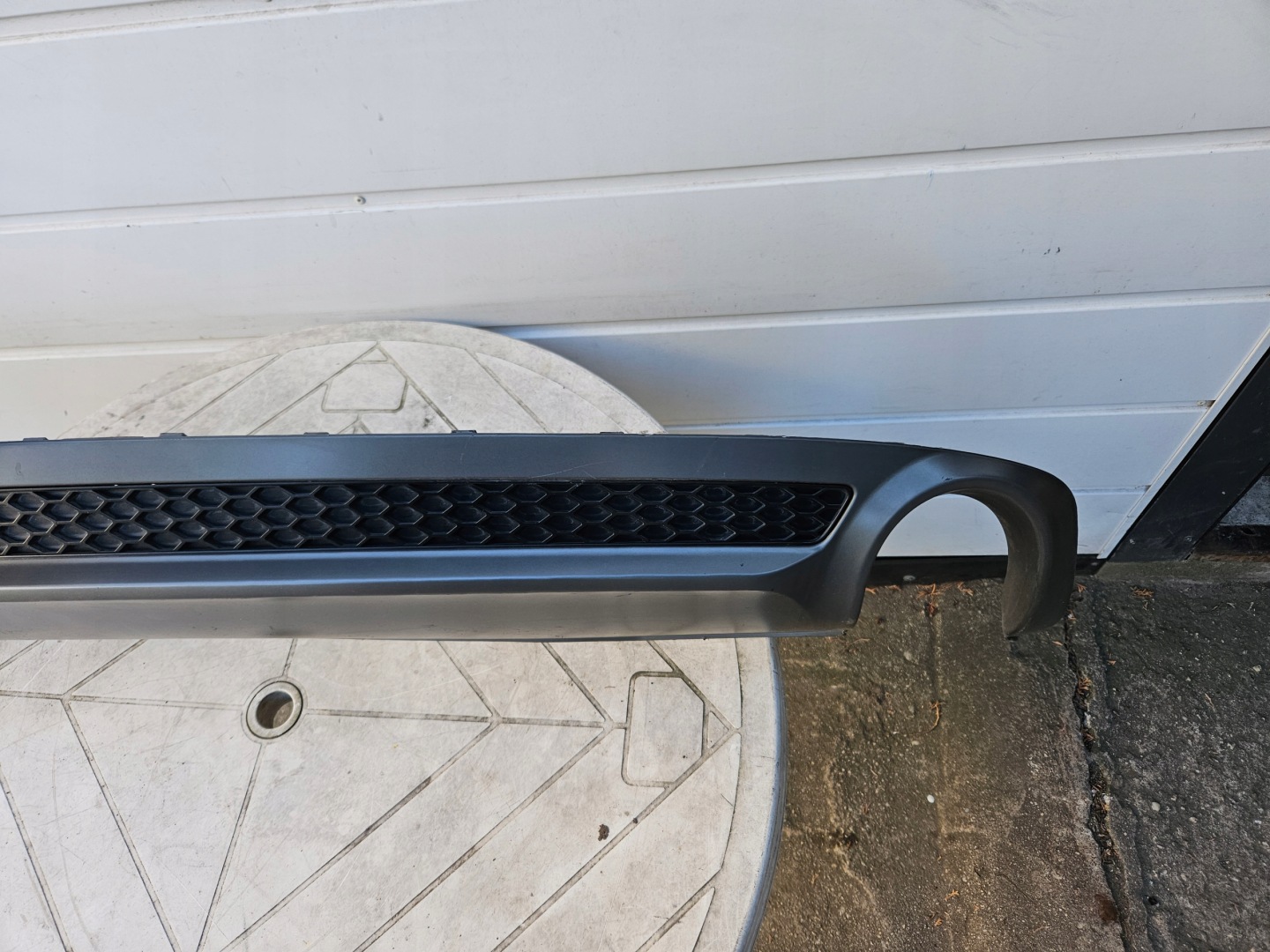 accessories of a bumper diffuser AUDI A7 C7 4G S-LINE 2011-2015