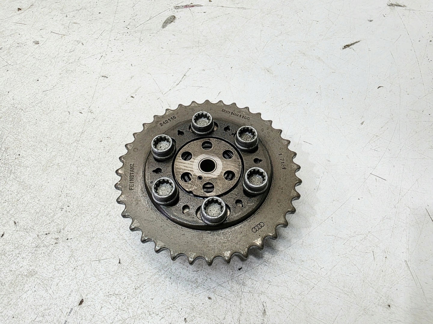 kolo ZEBATE rozvodu AUDI A4 B9 A5 A6 C7 A7 Q7 4L 3.0 TDI 059109116G