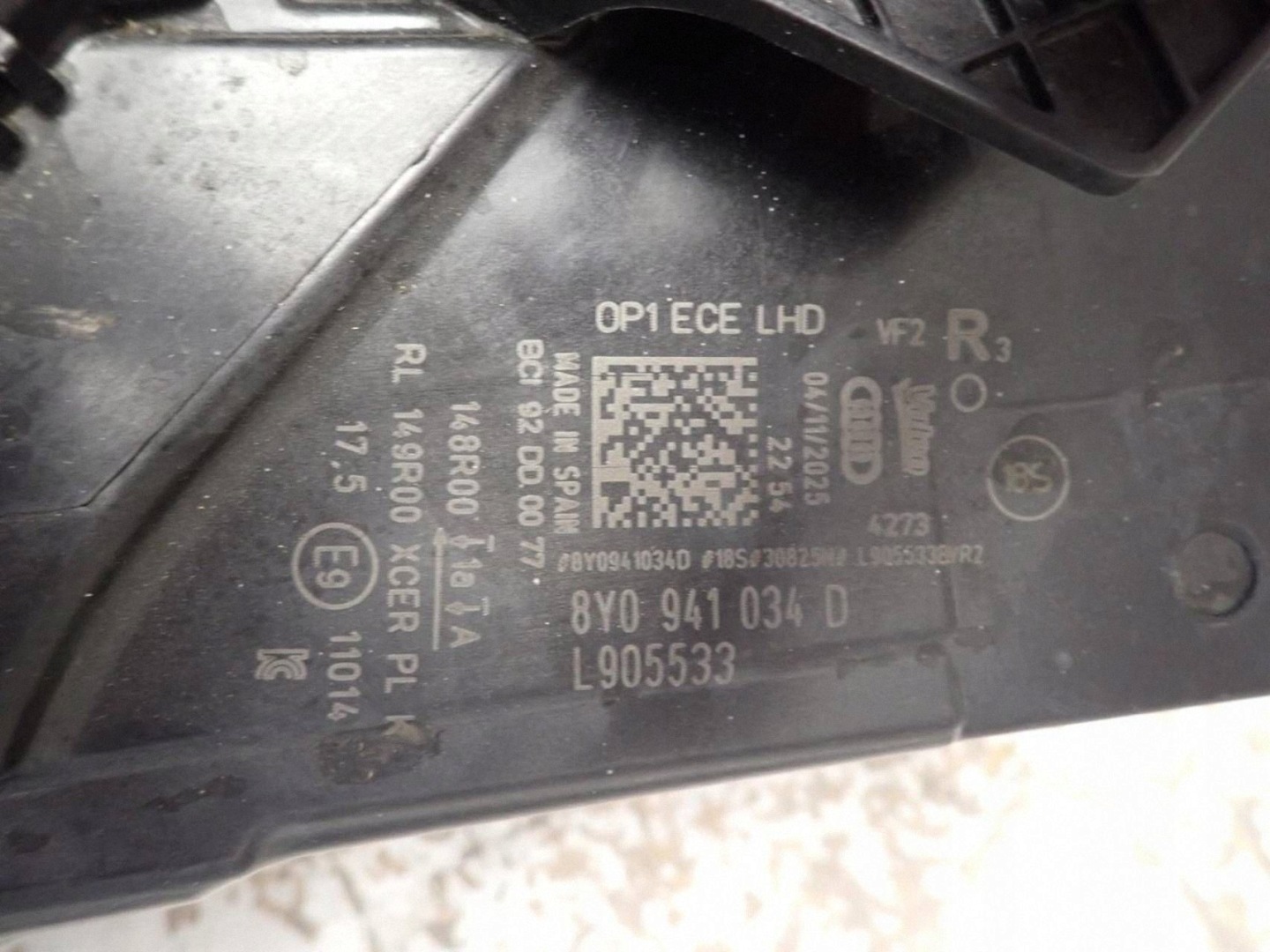 light front front right AUDI A3 LIFT 2024- FULL LED 8Y0941034D
