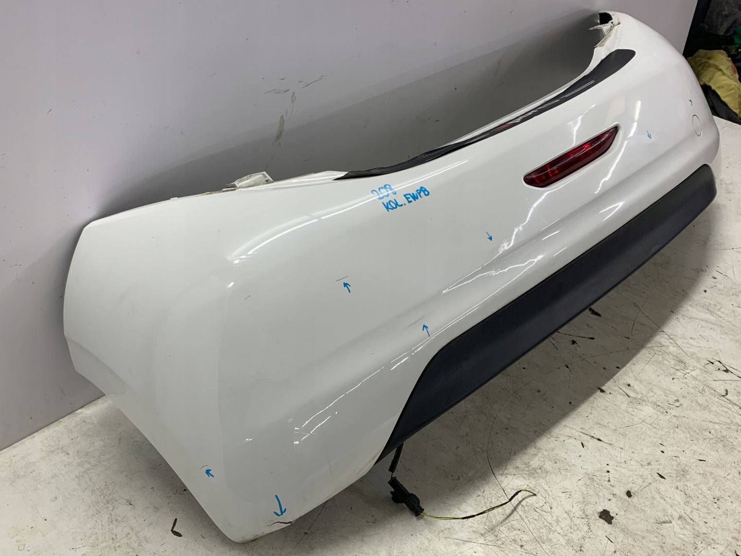 bumper rear part rear PEUGEOT 208 and 2012 (2012-2019) EWPB