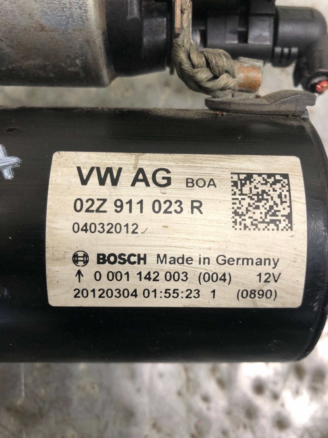 starter CAX AUDI A3 8P LIFT 02Z911023R