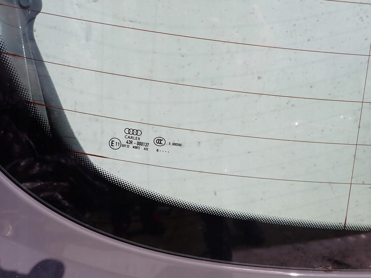 AUDI TT 3 III 14-> boot door rear