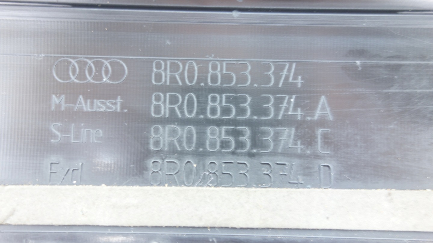 AUDI Q5 SQ5 S-LINE 8R0 2008- moulding threshold right front 8R0853374C