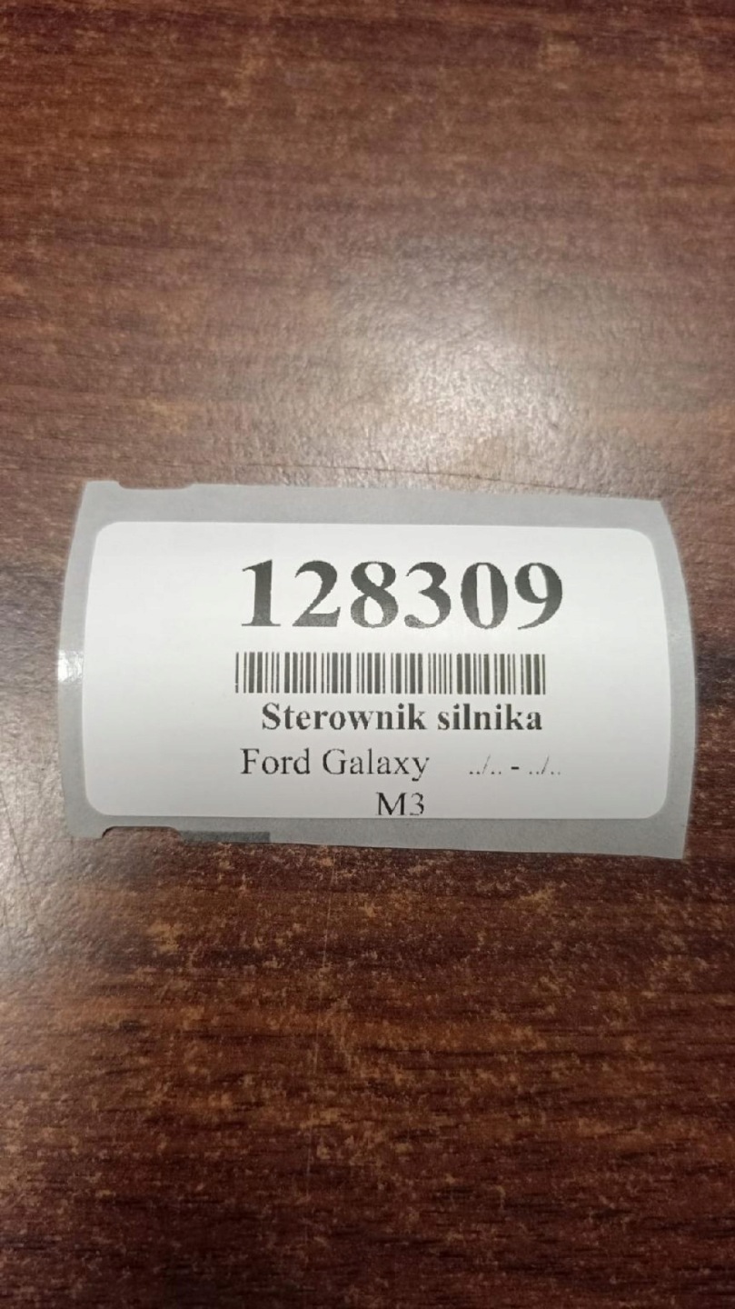 FORD GALAXY 1.9 TDI control unit of the engine 0281010629
