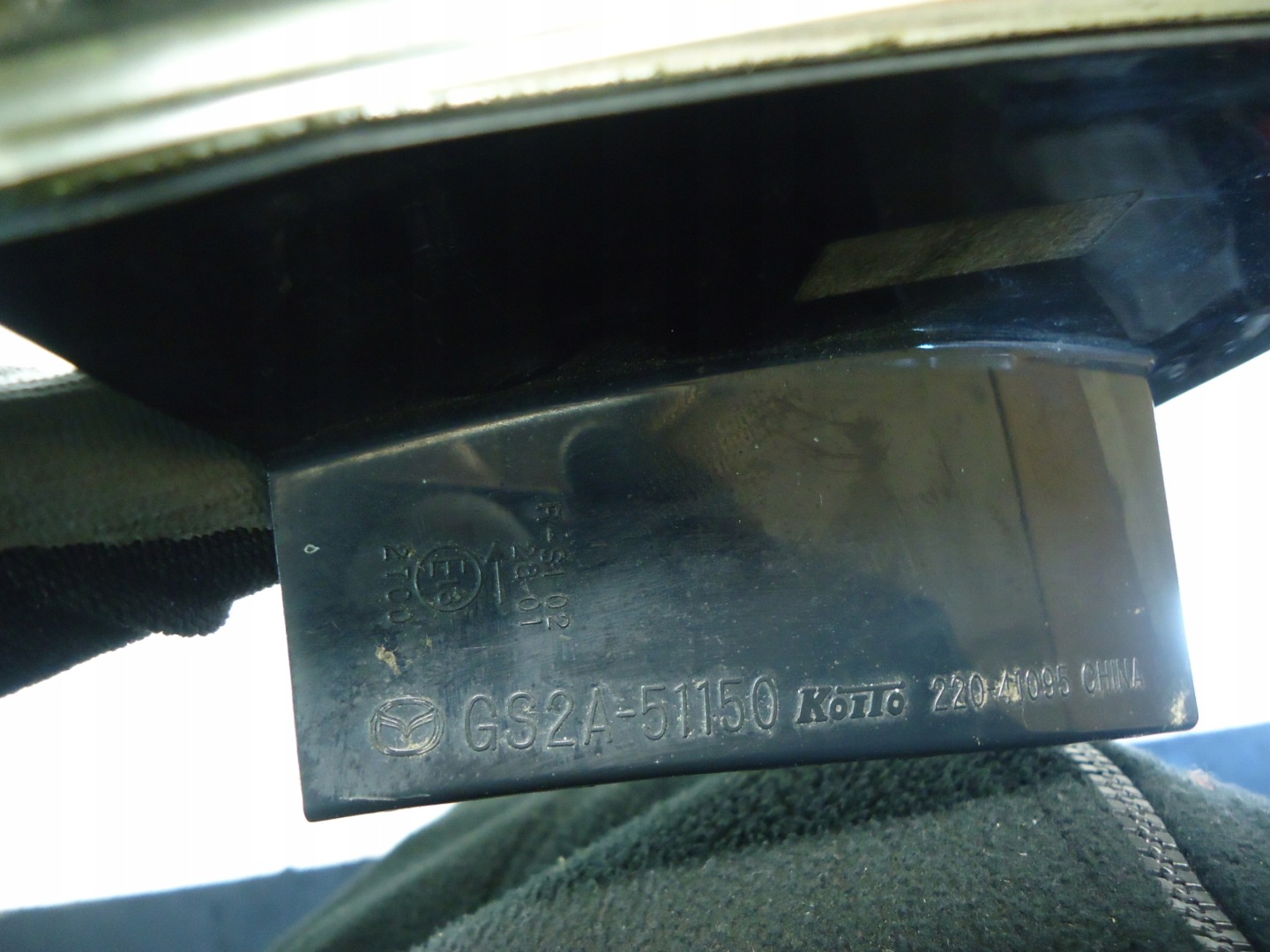 MAZDA 6 GH LIFT light rear part rear KOMBI left GS2A-51150 UK