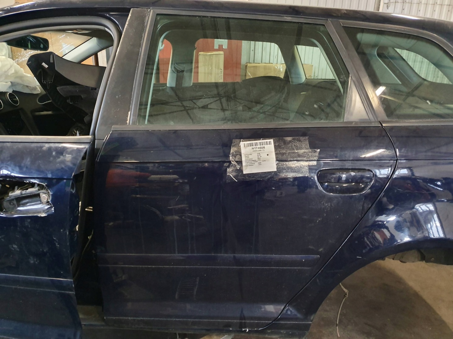 Tür links heck LZ5J 5DRZWI AUDI A3 8P