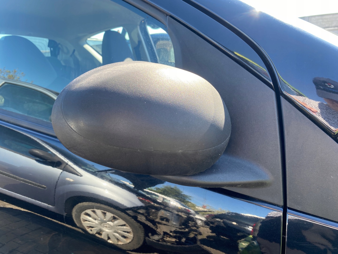 mirror right manually Citroen C1 05-14 kod lakieru EXZ