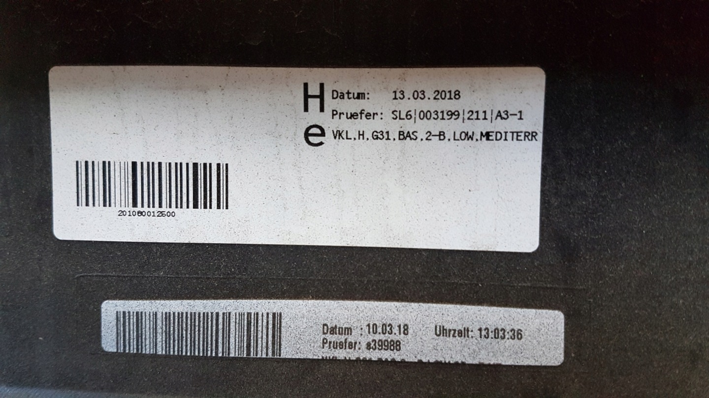 bumper rear BMW SERIA 5 G31