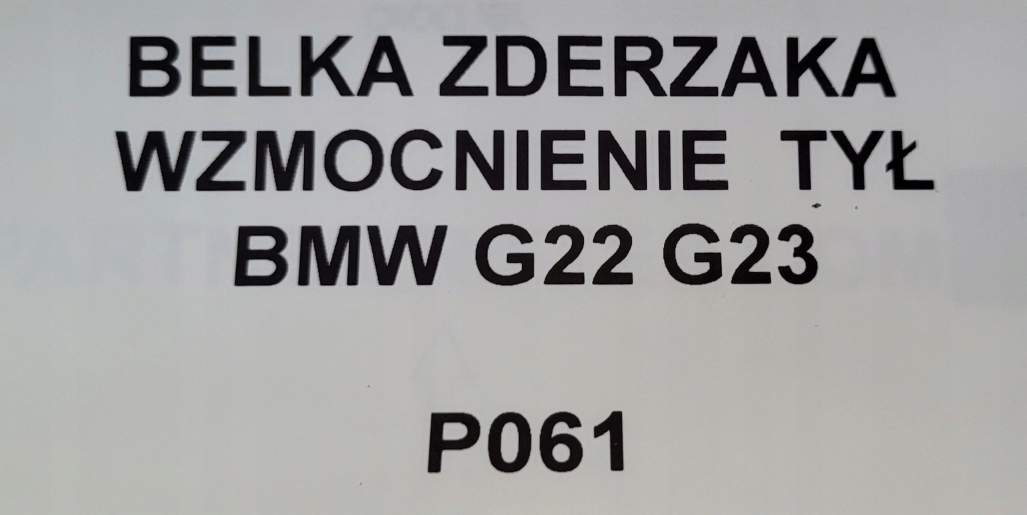 TRAVERSA paraurti Traversa posteriore BMW G22 G23