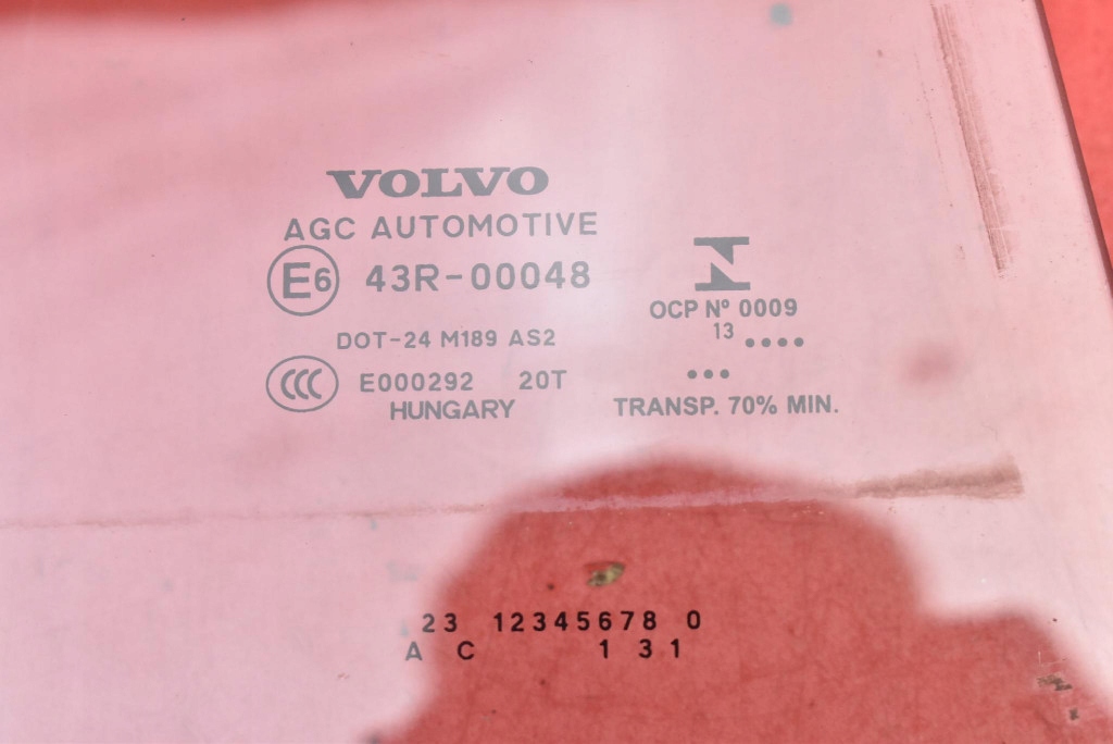 window side right rear part rear VOLVO V40 2 II 12-16