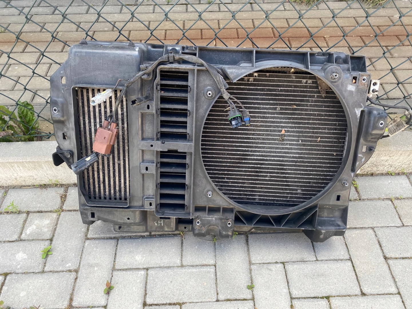 KOMPLET RADIATEUR 407 CITROEN C5 2.0 HDI 9654789680