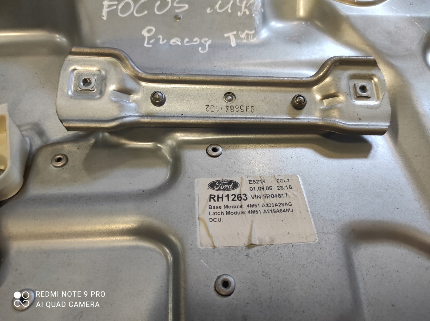 window regulator right front Ford Focus MK II LIFT