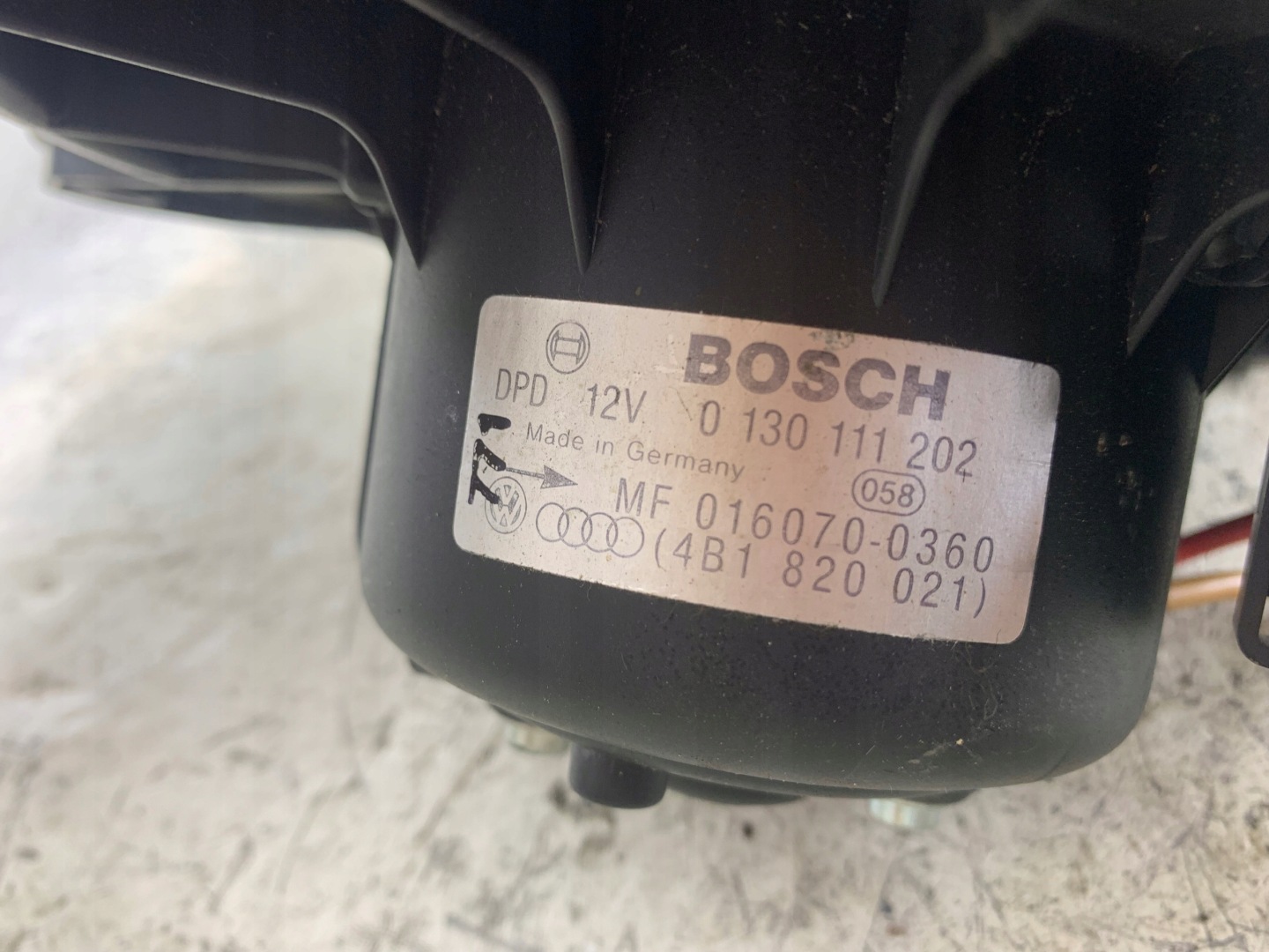 AUDI A6 C5 heating air conditioning devices 4B1820021