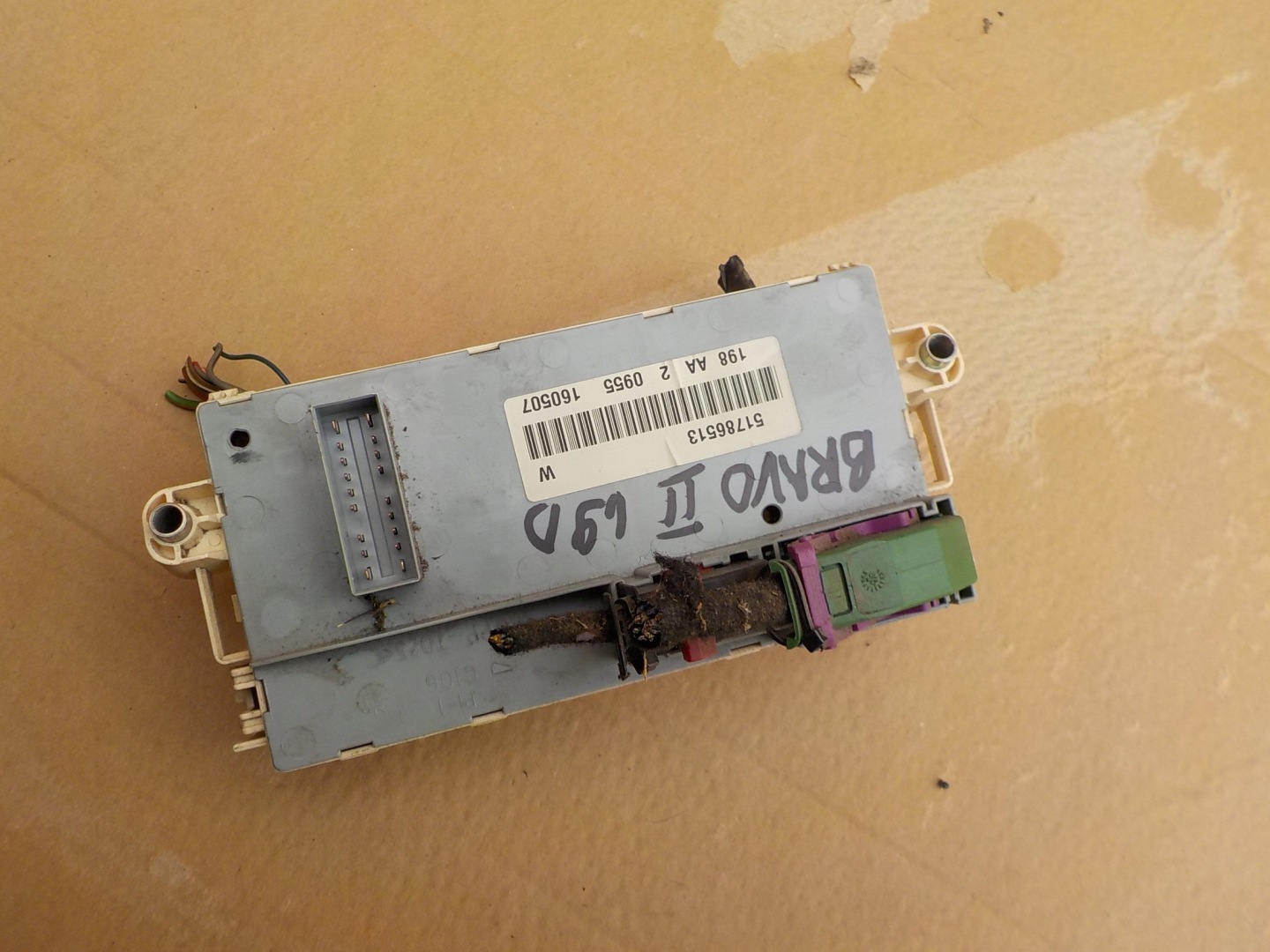 Module fusibles fiat bravo II 51786513