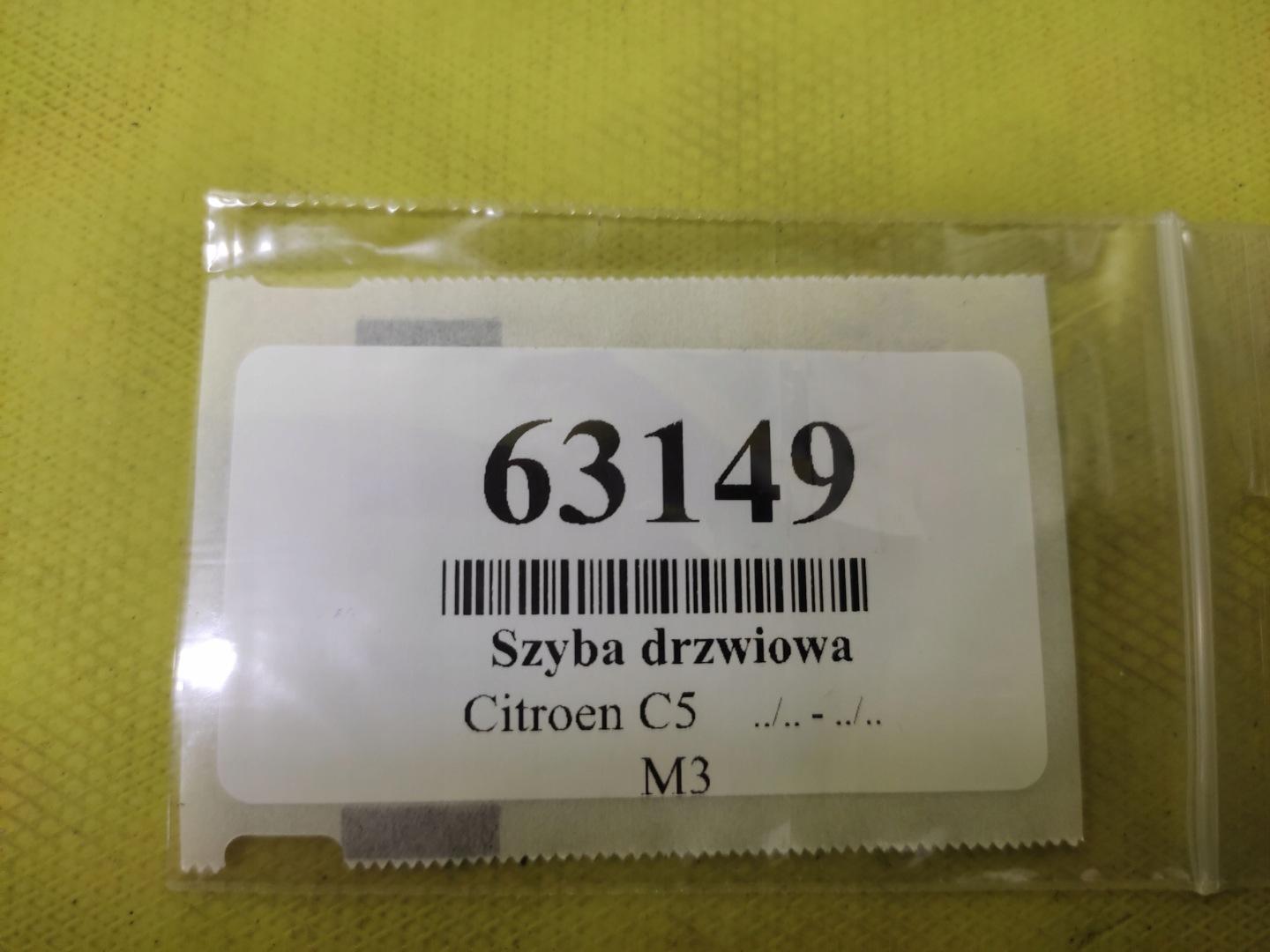 CITROEN C5 III KOMBI window door right rear part
