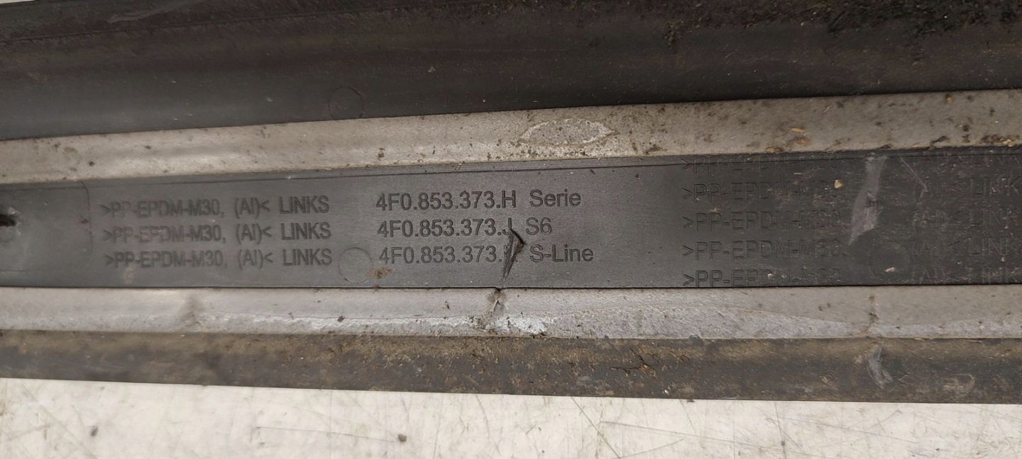 moulding of the threshold threshold Audi A6 C6 3,0 TDI quattro s-line