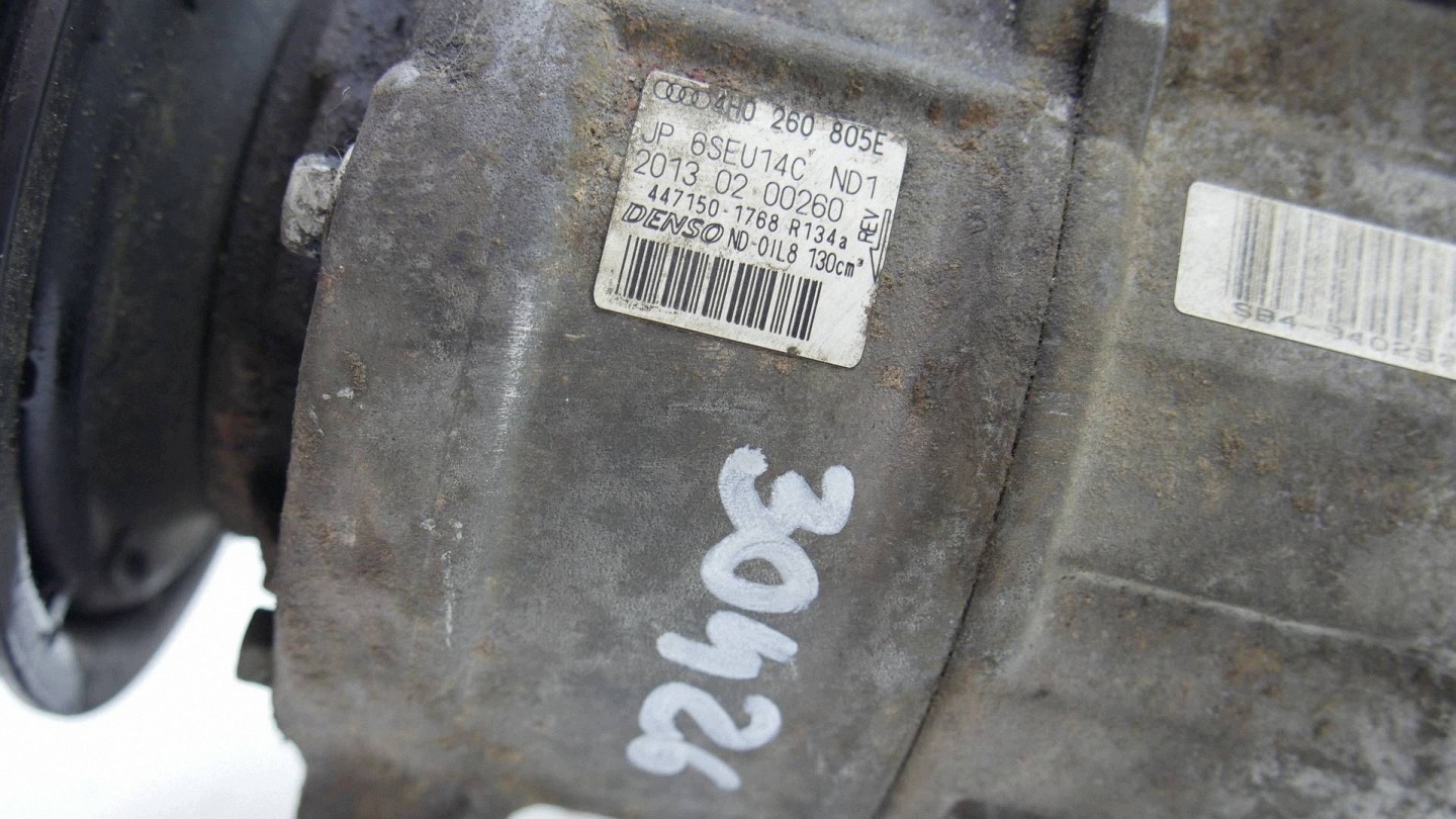 compressor; compressor of the air conditioning AUDI A8 D4 4H 3.0 TDI 4H0260805E