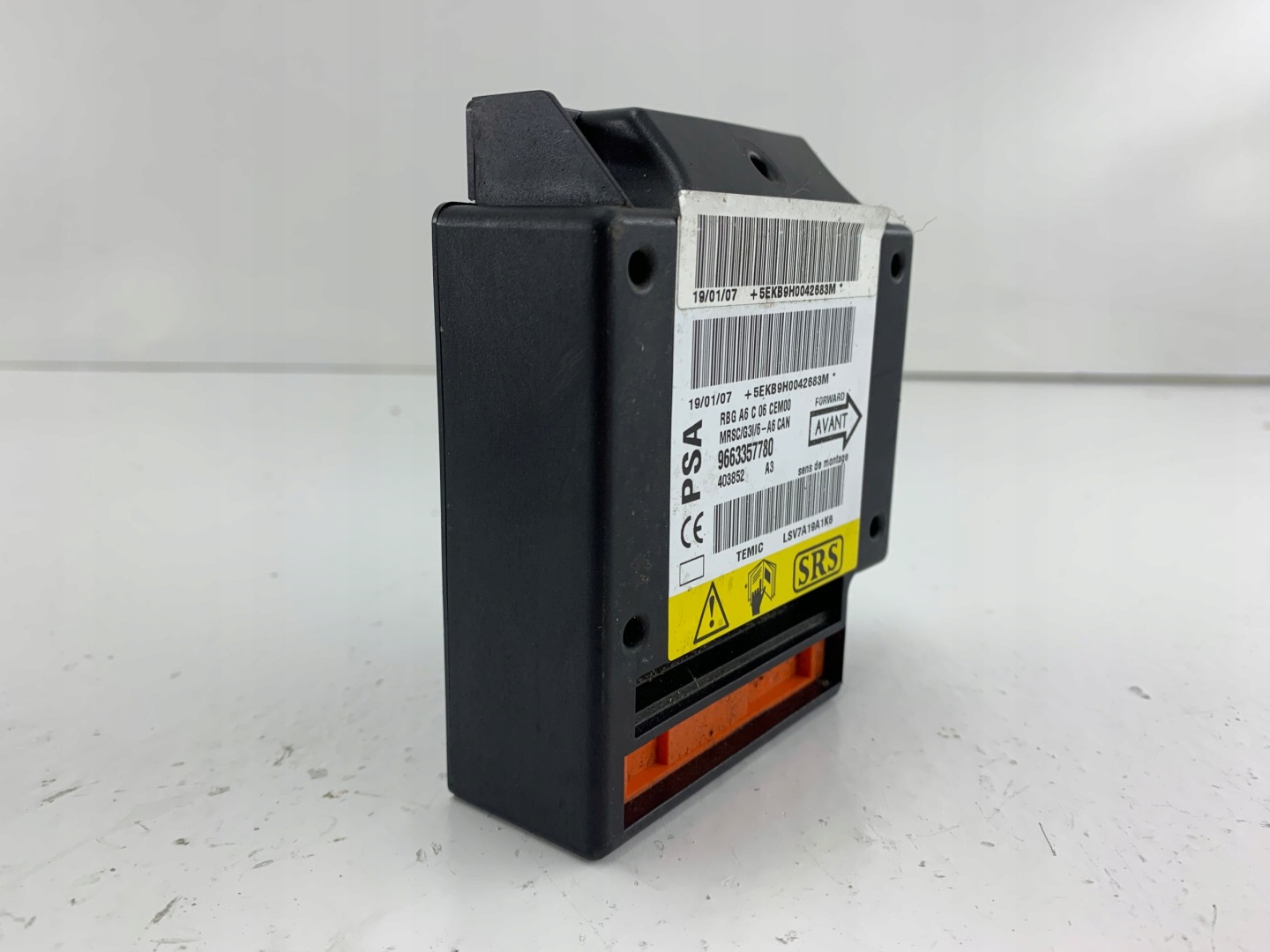 CITROEN C2 SENSOR Module Airbag Airbag 9663357780