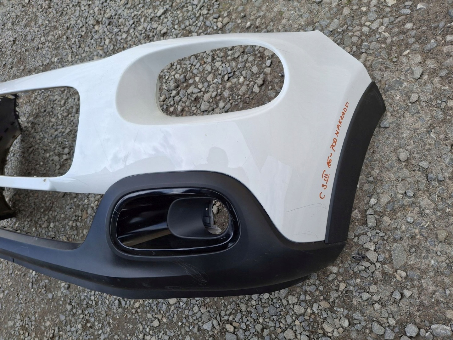 Pare choc Avant CITROEN C3 III 2016R-> Sous Couvertures