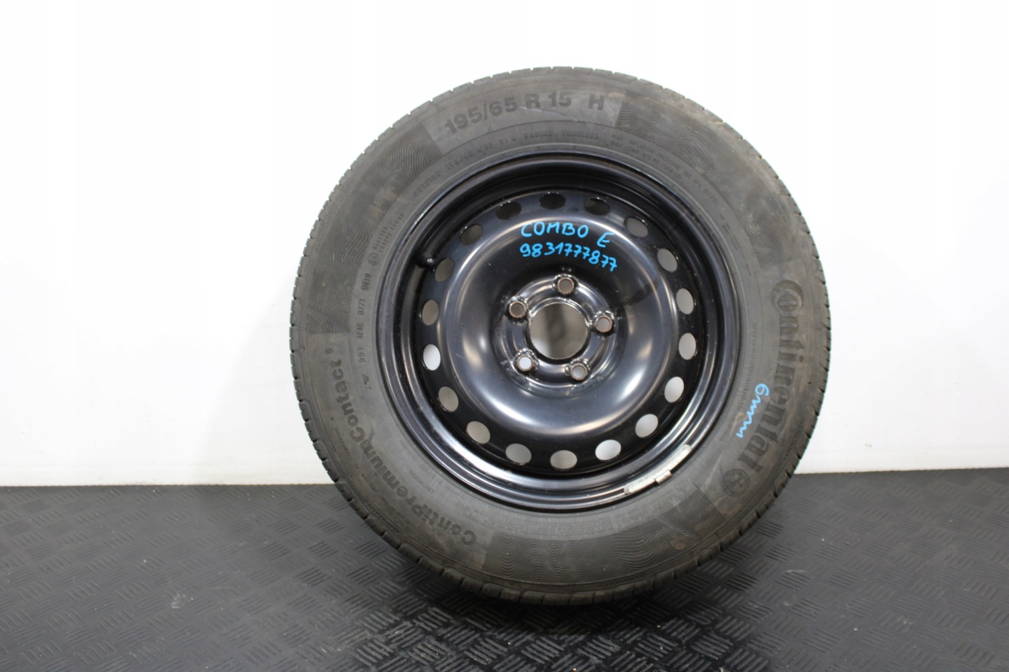 wheel spare spare 195/65 R15 OPEL COMBO E