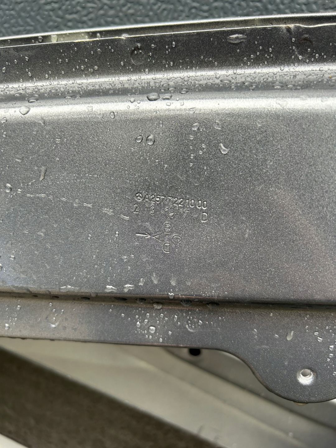 Mercedes CLS W257 door right front right rear part