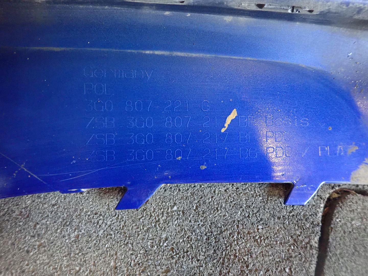 bumper front front VW PASSAT B8 LIFT R-LINE 19