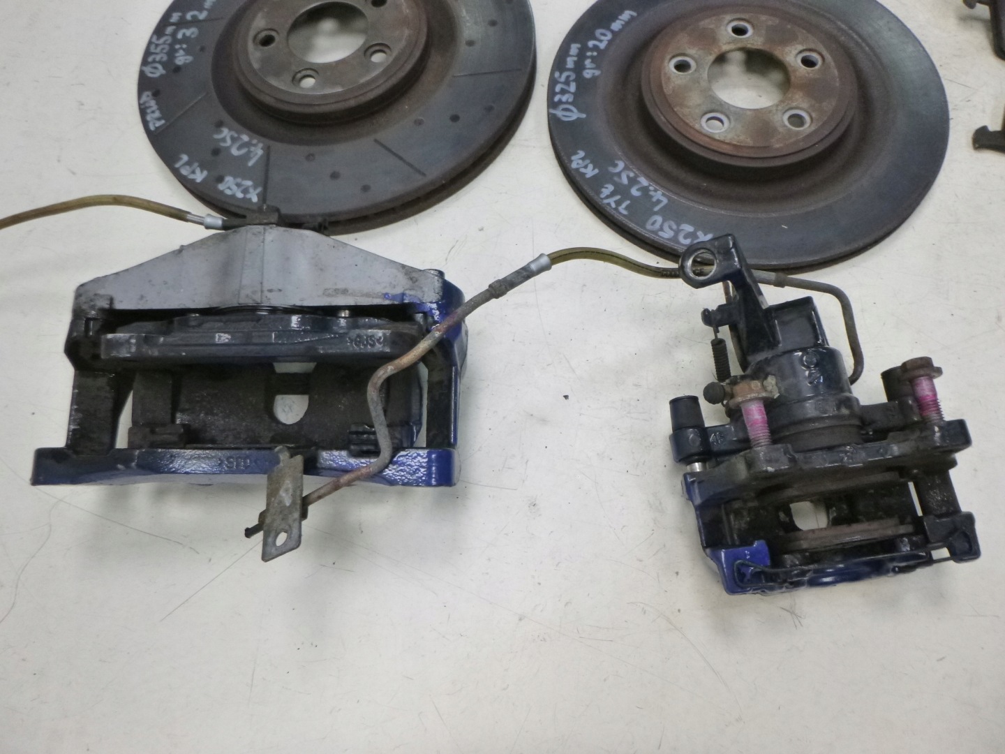 JAGUAR XF 4.2 SC discs brake calipers plates