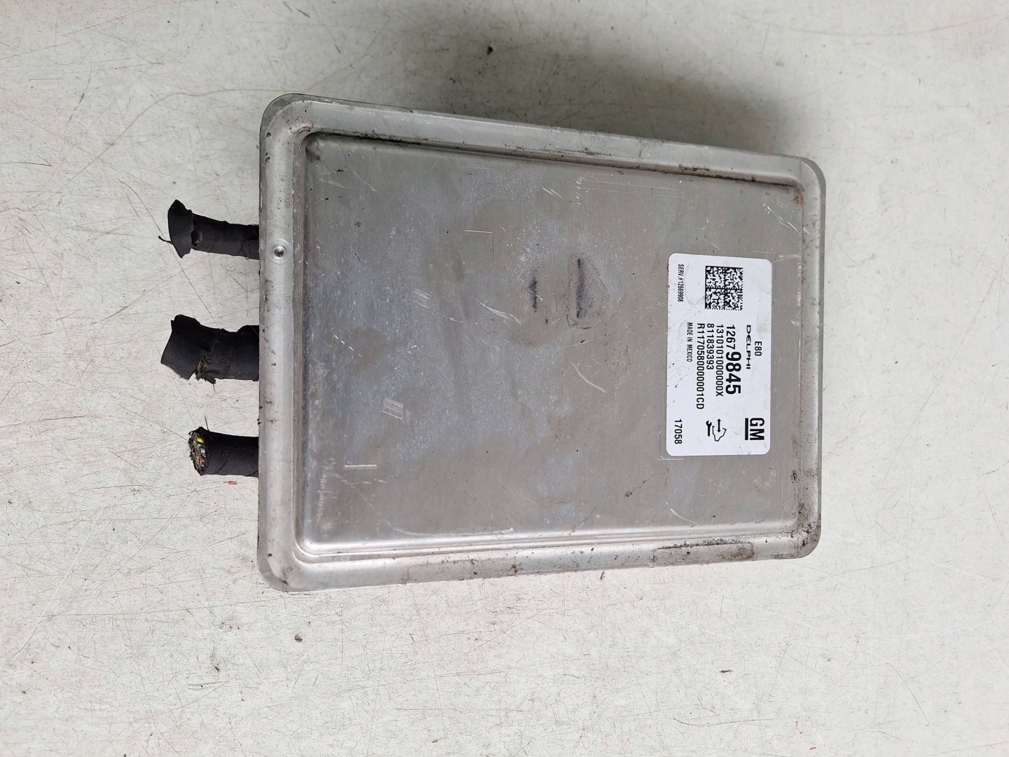 OPEL Computer Bedienteil DES MOTORS 12679845 DELPHI E80