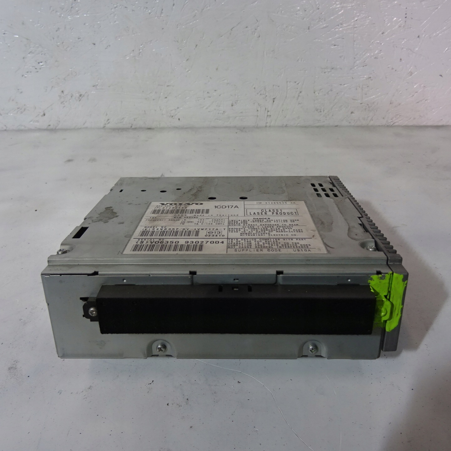 VOLVO S40 RADIO 31285448