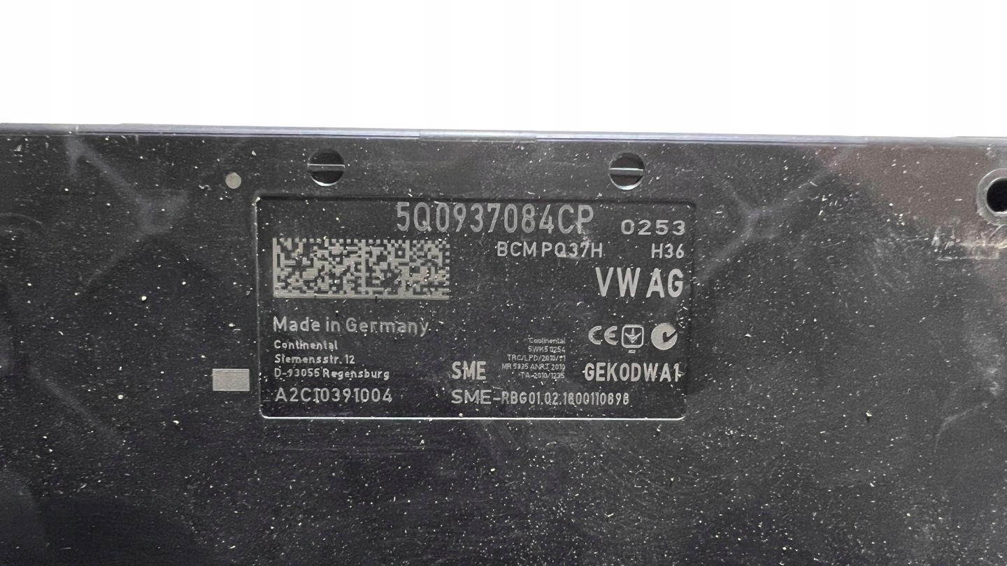 module control unit KOMFORTU BCM AUDI A3 8V 2.0 TDI