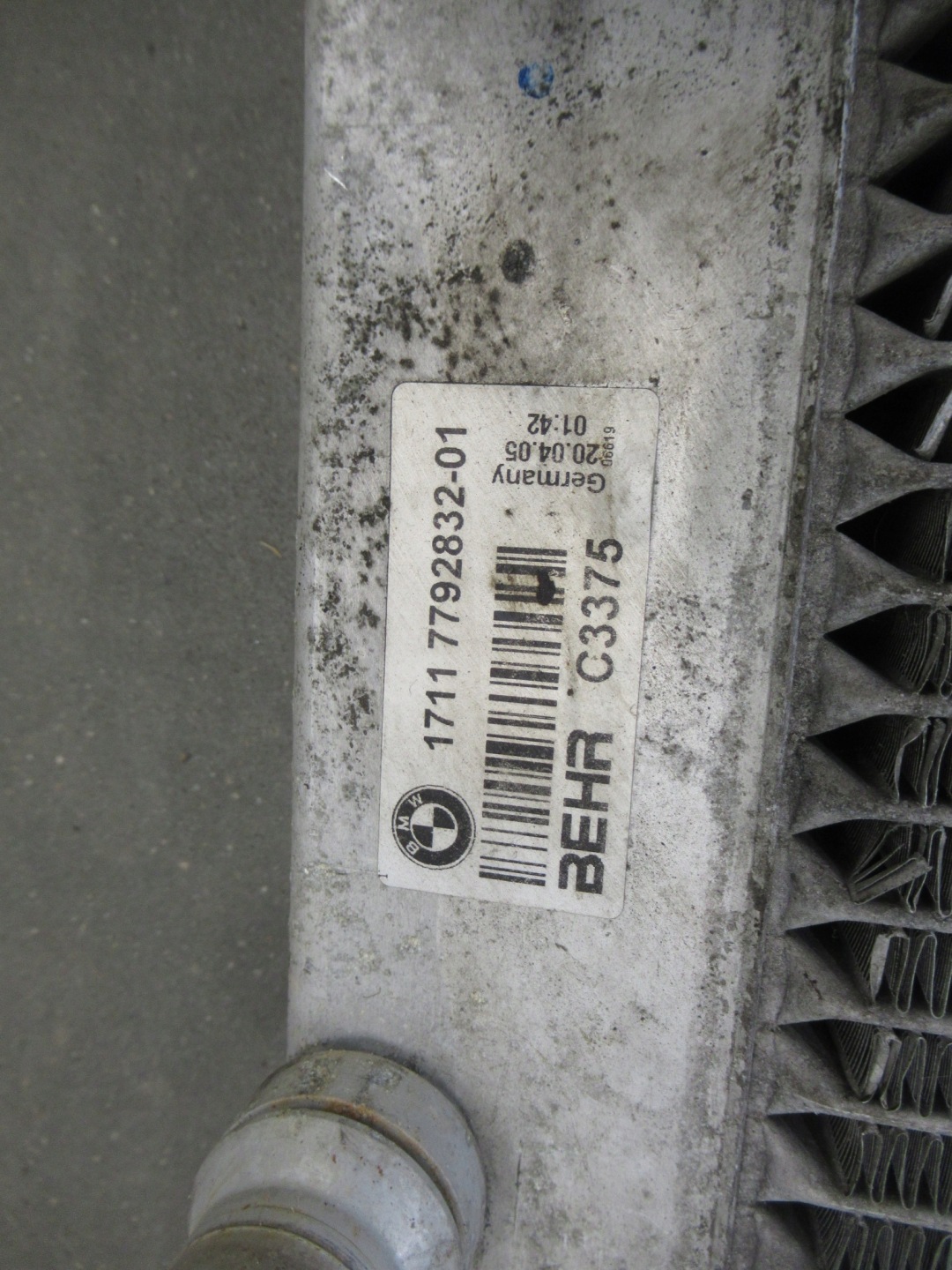 water cooler BMW 5 E60 E61 2.5 3.0 M57n Diesel automat 7792832