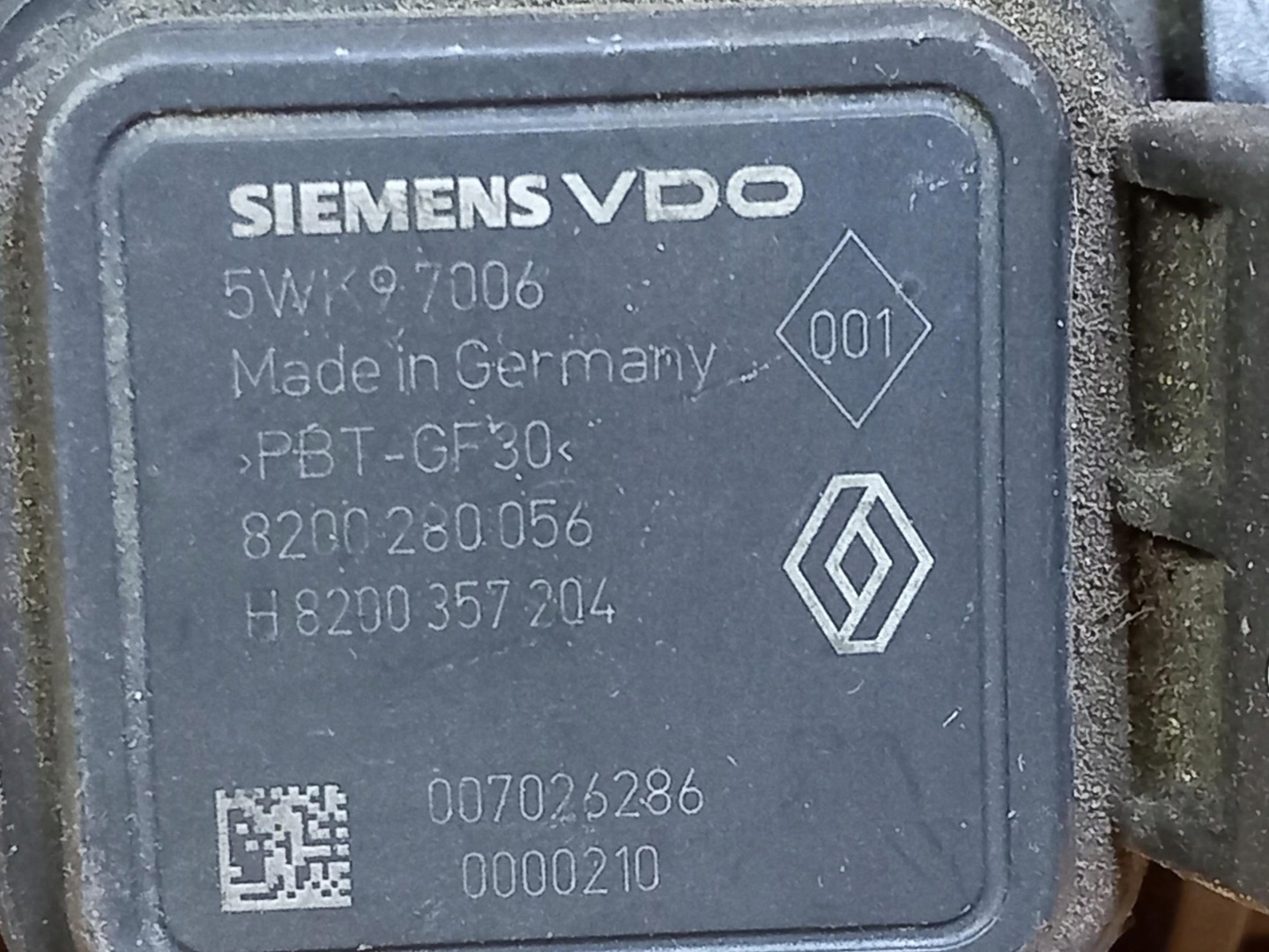 flow meter RENAULT SCENIC II 1.5 DCI 8200280056 03-09