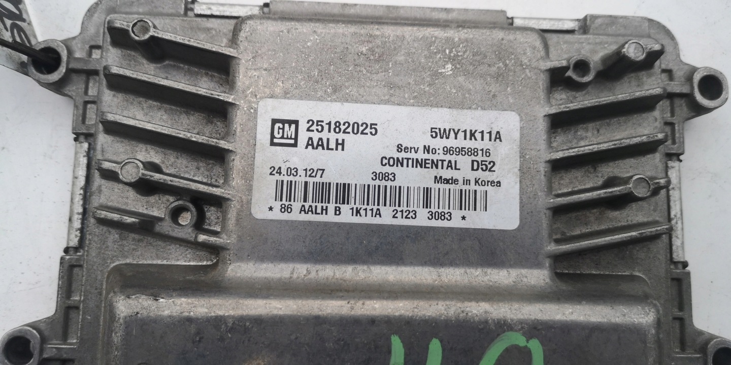 DAEWOO MATIZ 1.0B 16V 25182025 5WY1K11A computer E