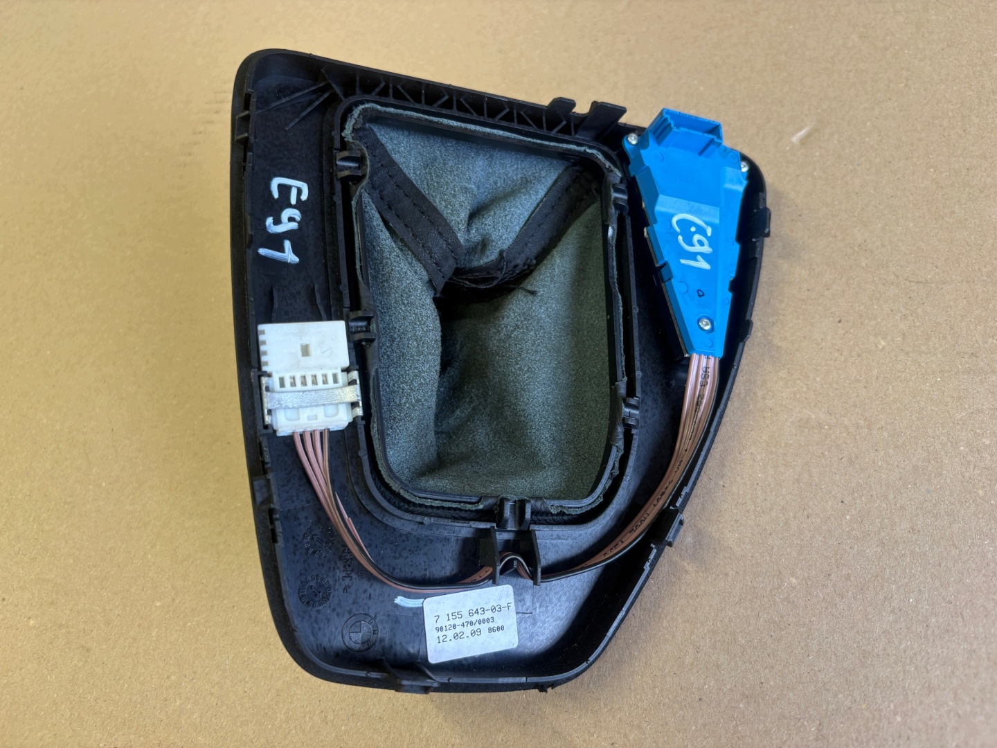 BMW E90 E91 Guêtre Châssis AUTOMAT Mécanisme levier vitesse Engrenage 7155643 7548041
