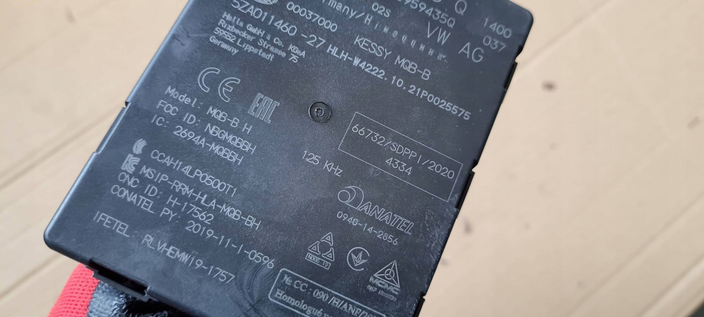 Q3 83A module control unit KESSY 3Q0959435Q VW AUDI